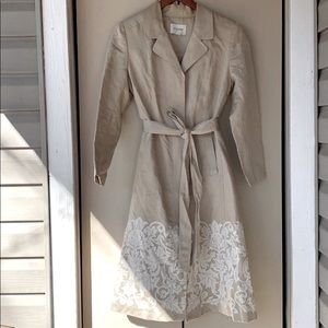 Forth & Towne Prize belted trench coat size M.